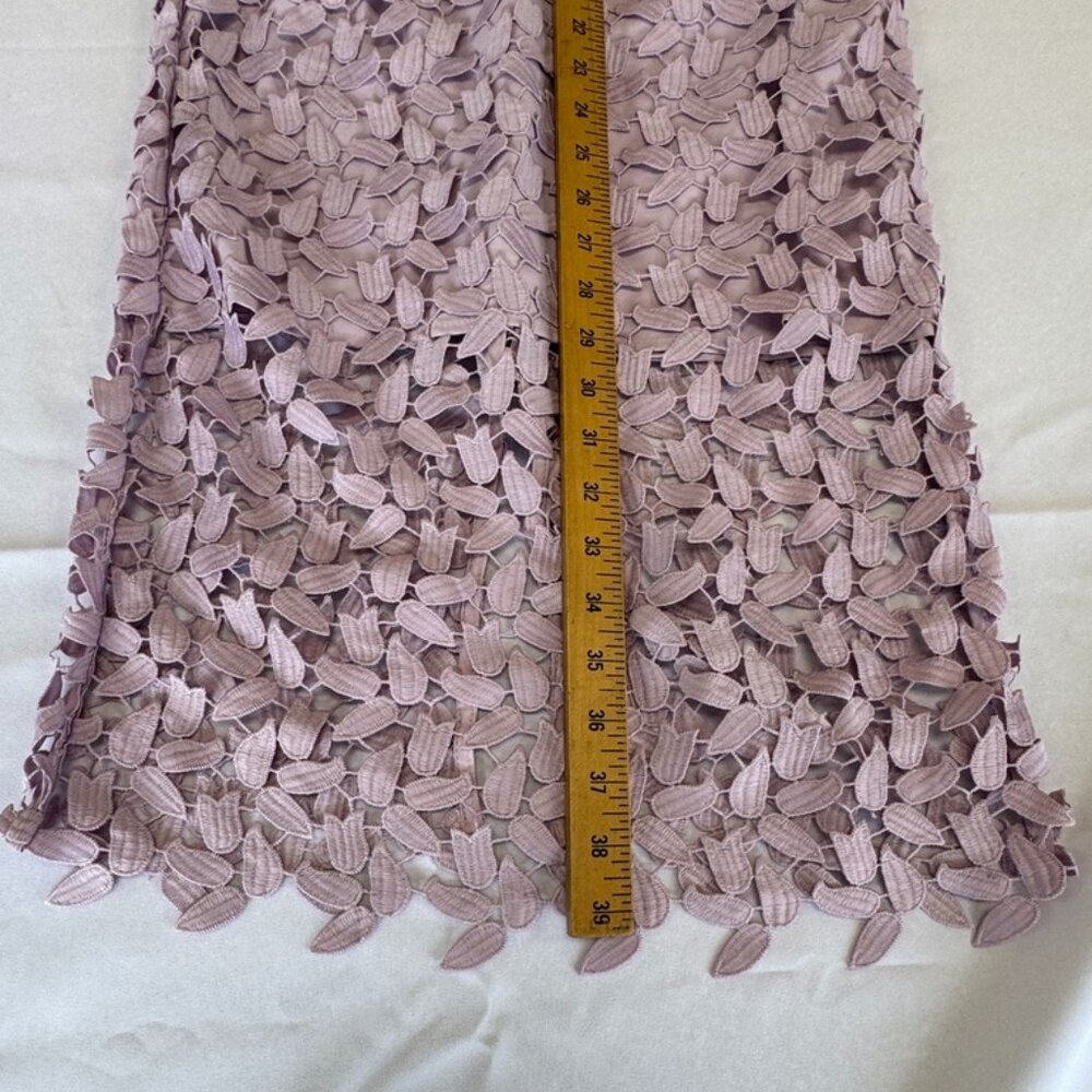 Bardot Gemma Lavendar Halter Lace Midi Dress Size 6 - Picture 13 of 13